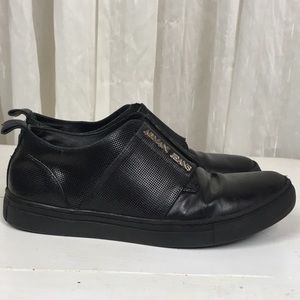 Vintage Armani Jeans Leather Sneaker